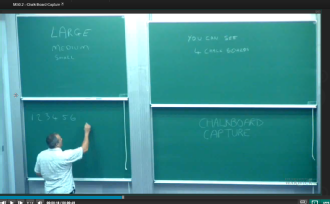 Chalk board example video