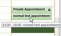 Private appointments