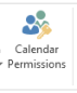 Calendar permissions icon