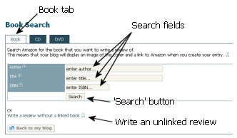 Book search page