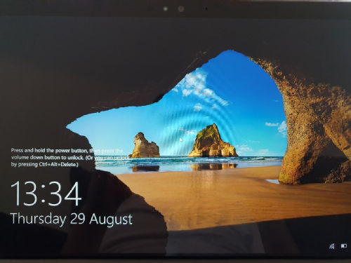 Windows 10 start screen
