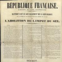 French political ephemera, 1848-1852