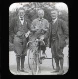 Wayfarer (W.M. Robinson), Tom Hughes with W.P. Cook on tricycle