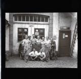 Group of travellers at Eberbach