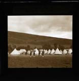 Pipers at G.T.C. Camp, Blair Atholl