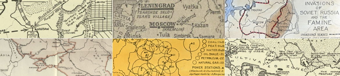 Maps of Russia and the Soviet Union