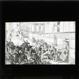 'A barricade at Neuilly' [illustration from 'My adventures in the Commune, Paris 1871' by Ernest Alfred Vizetelly]