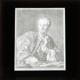 Denis Diderot (1713-1784) philosopher. In 1745 he published Philosophic Thought which was condemned to be burnt. He has been described as 'The Greatest Thinker of the Eighteenth Century'.