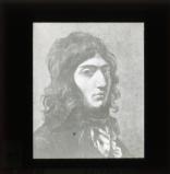 Desmoulins, a popular journalist. When Necker was dismissed he placed a sprig of green in his [ ] as an emblem of hope. He was executed by the treachery of Robespierre, 1794