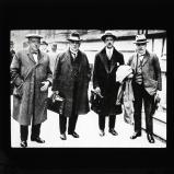 Herbert Smith, T. Richards, A.J. Cook and W.P. Richardson attending the Royal Commission on the Coal Industry, 1926