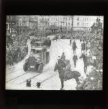 Troops and armoured cars entering Dresden, wiping out democratic government, October 1923