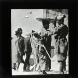 At the Jaffa gate a Sepoy searching an Arab for arms