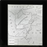 Map showing Afghanistan, India with Amritzar