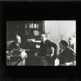Lenin at his desk as the Chairman of the Council of People's Commissars