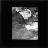 Lenin making notes during a session at the third congress of the Communist International (Comintern), 1921
