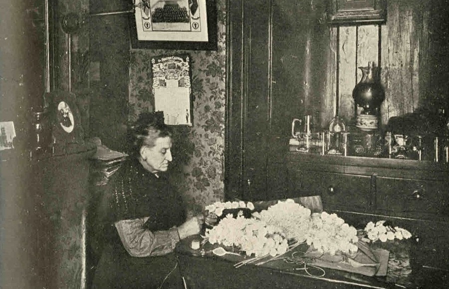 Feather and artificial flower workers