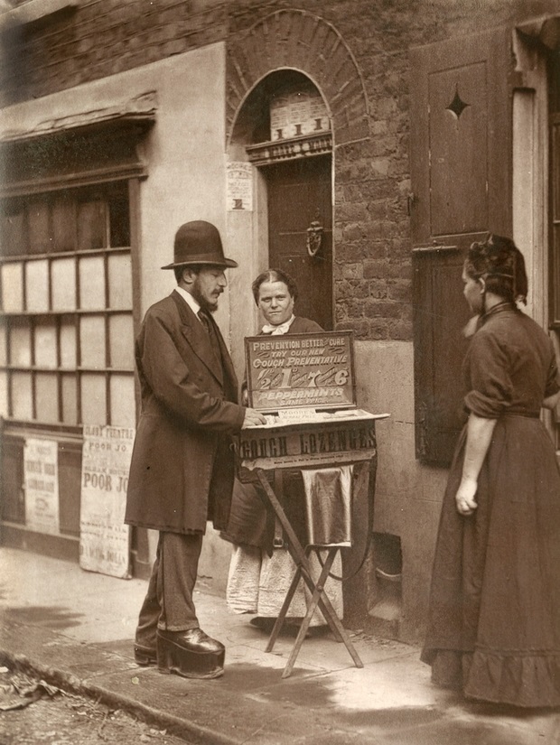 Street doctors, from 'Street Life in London', 1877