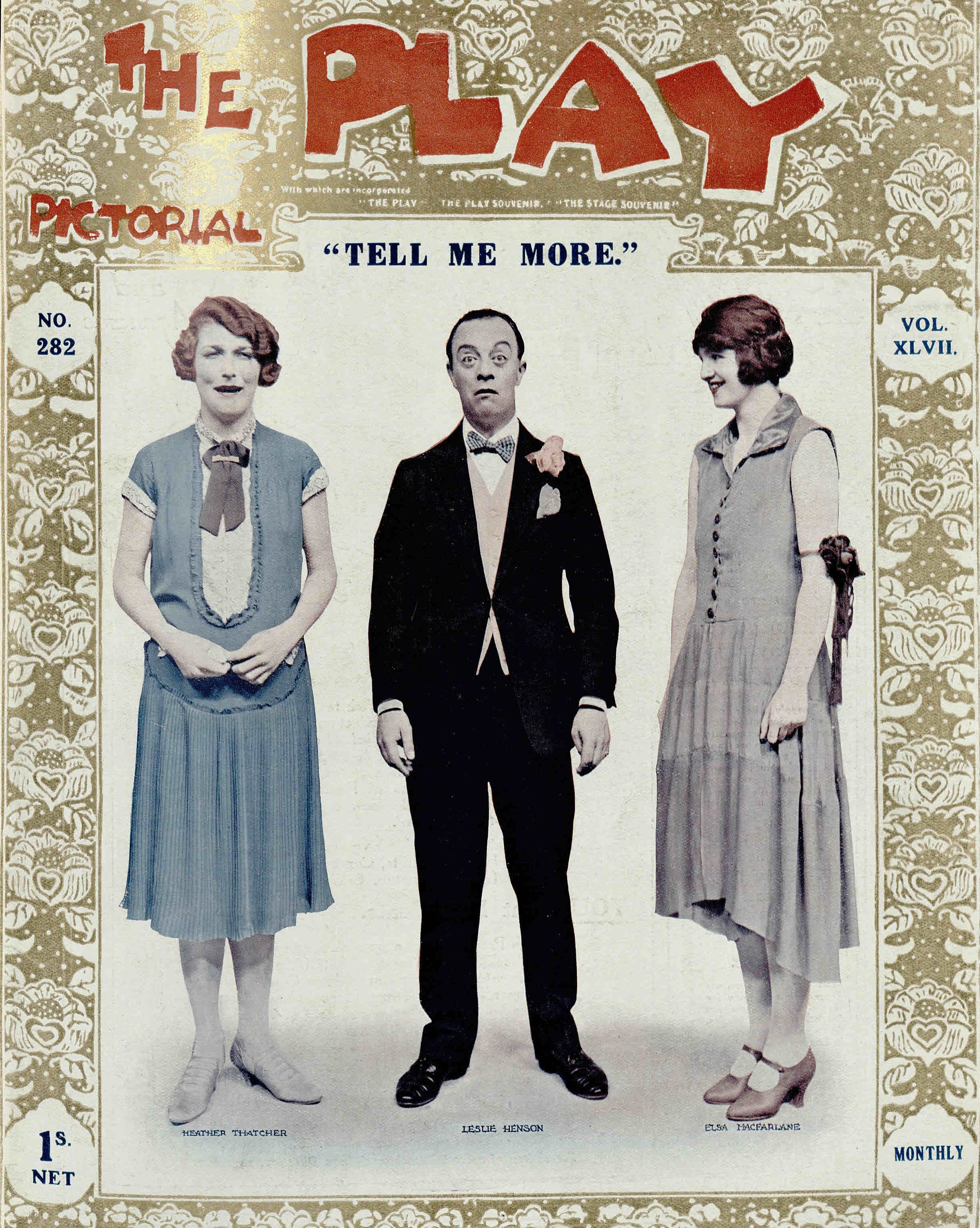 Front cover of Play Pictorial, featuring Tell Me More