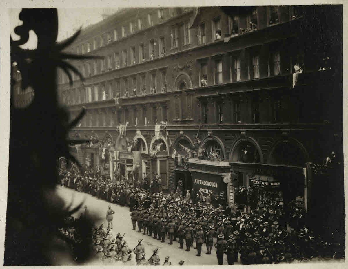 Photograph of military parade