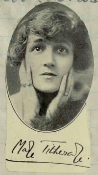 Photograph of Madge Titheradge, cut from a magazine