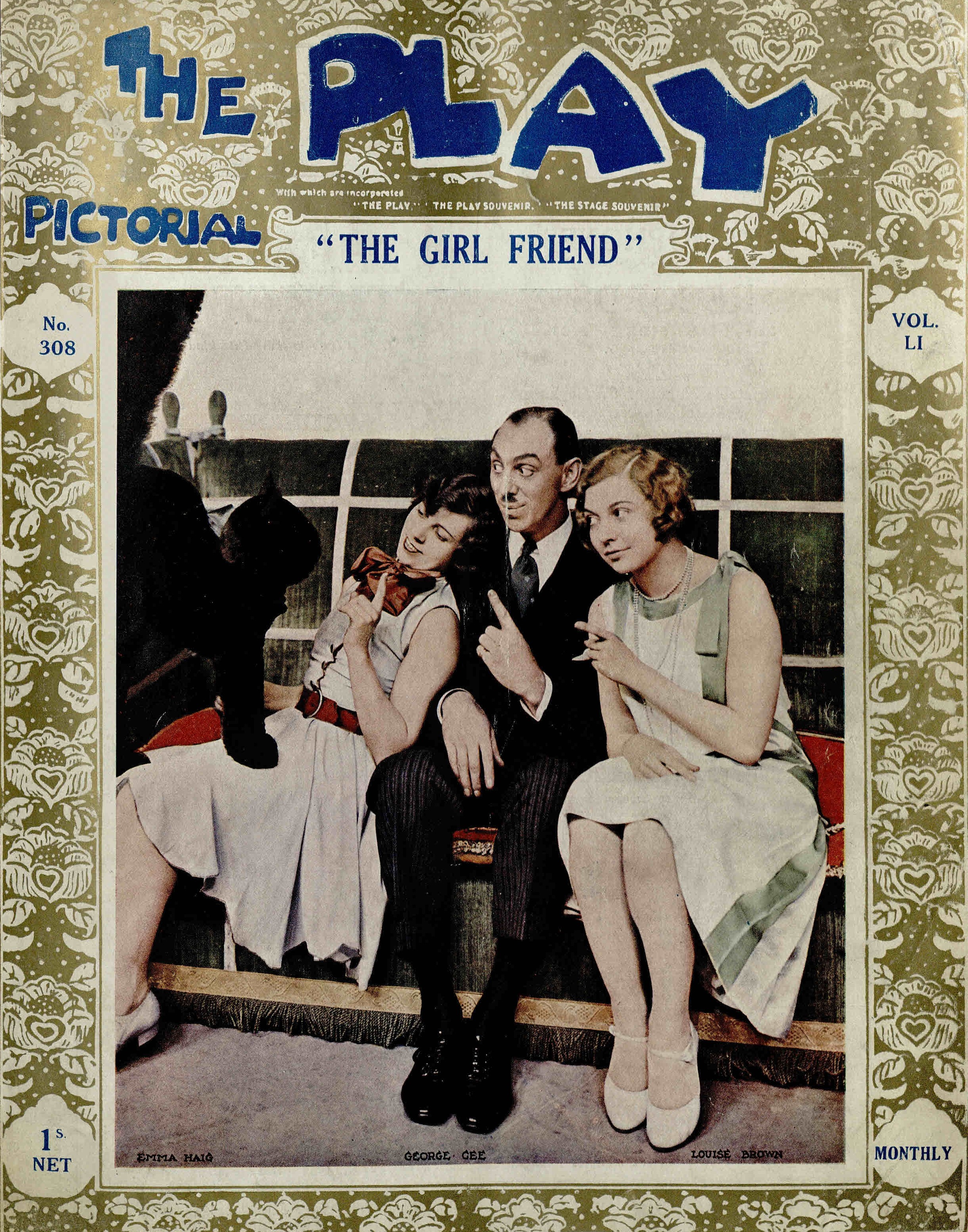 Front cover of Play Pictorial, featuring The Girl Friend