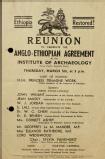 Reunion to celebrate the Anglo-Ethiopian agreement, 1942