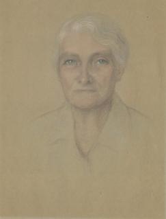 Portrait by Honor Earl of Dame Eileen Younghusband, social worker and writer, 1979 (1077/1)