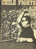 Former president Allende pictured on the front cover of 'Chile Fights' magazine
