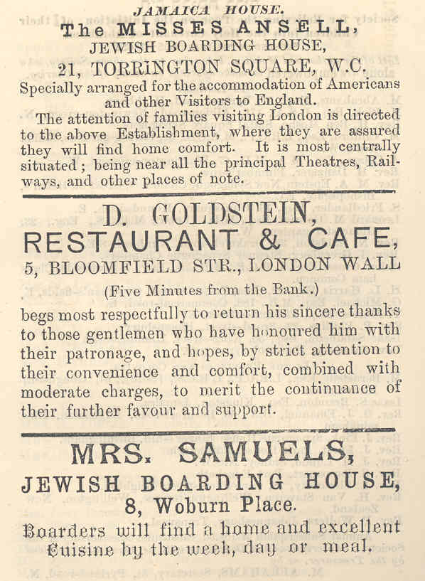 Examples of advertisements included in Vallentine
