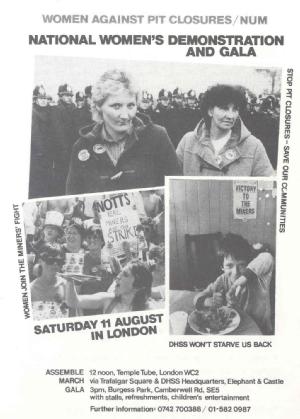 'United Against Pit Closures', c.1984