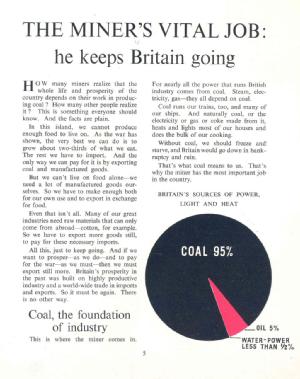 'The future of the coal miner: A brief explanation based on the Reid Report', c1946