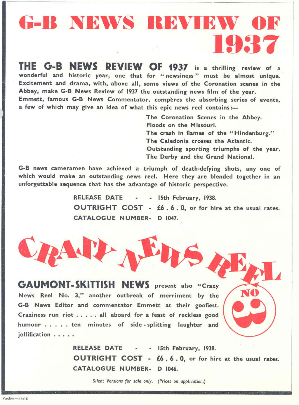 Gaumont British Equipment Ltd leaflet