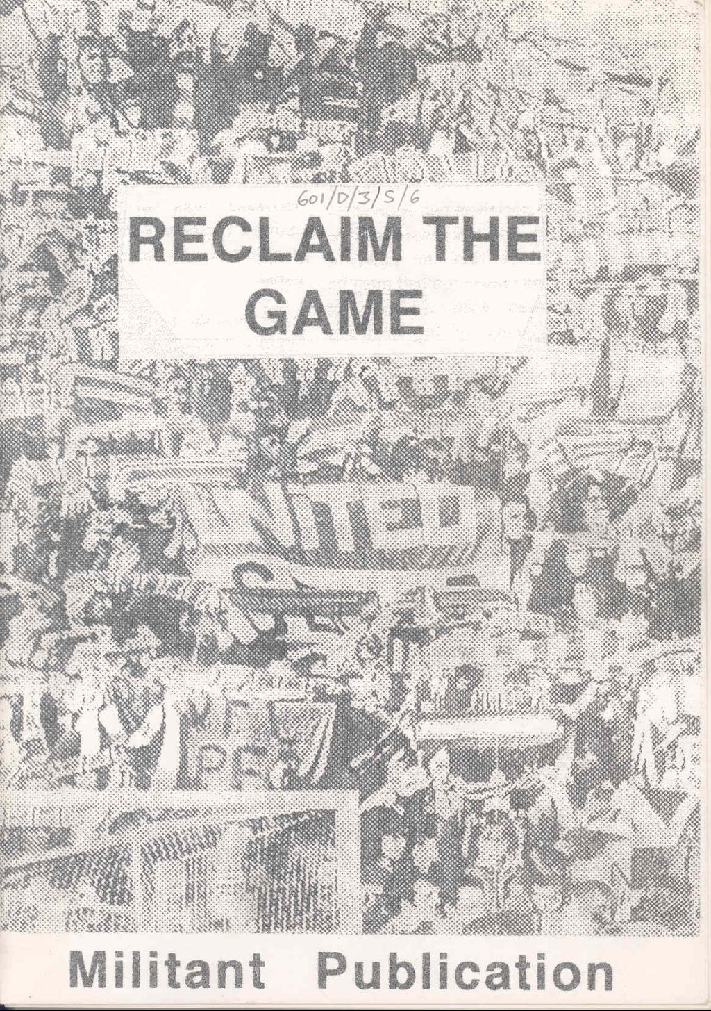 Reclaim the game, 1992