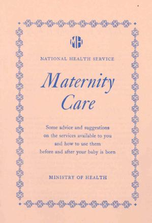 Booklet about maternity care services provided by the National Health Service