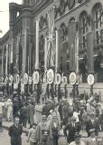 Decorations outside the Berliner Rathaus, Berlin, 26 July 1936