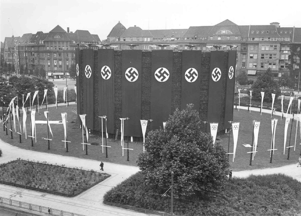 Berlin decorated for the Olympic Games, 25 July 1936