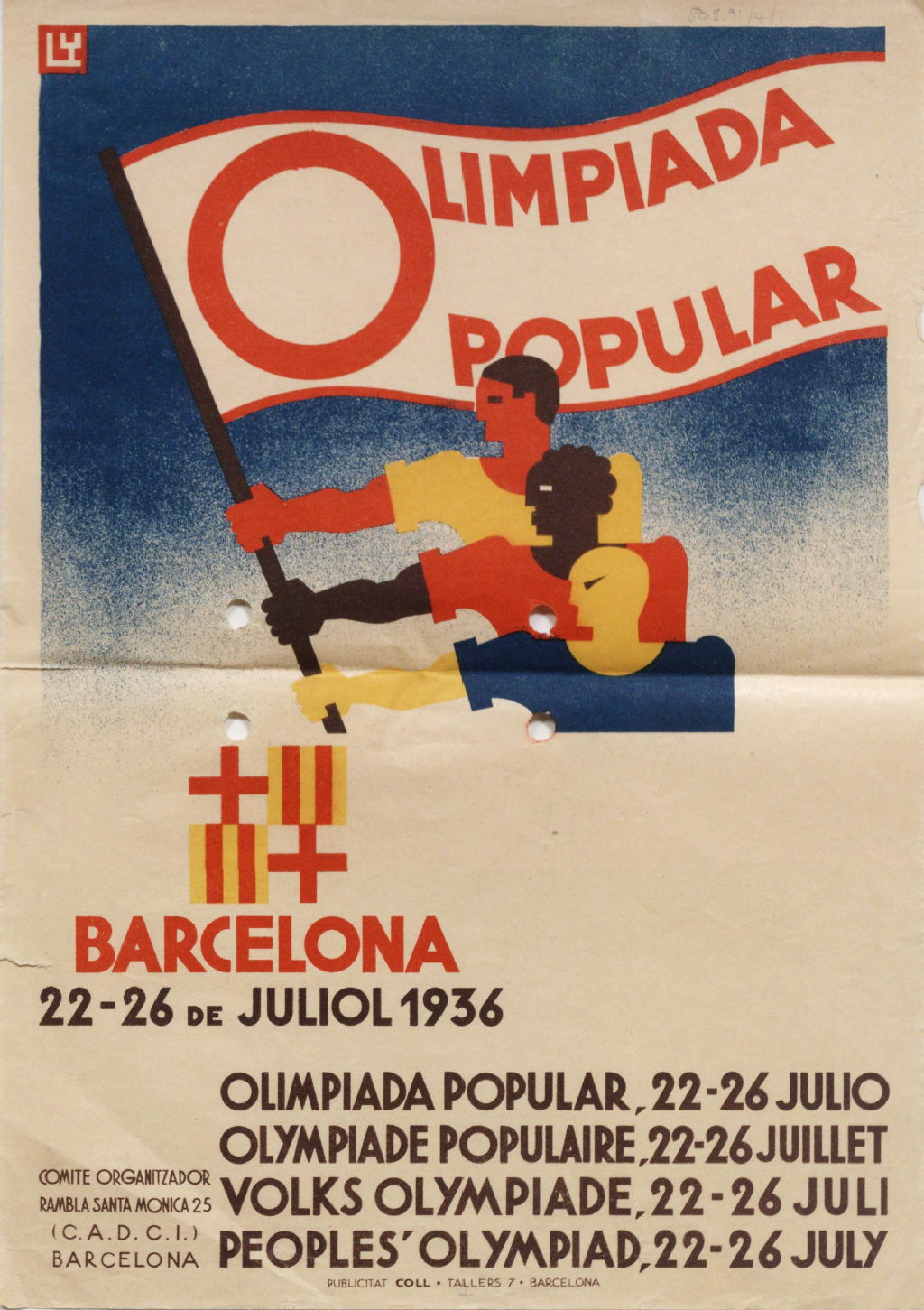 Poster for the Barcelona Peoples