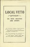 Local veto (option): Its true meaning and intent [MSS.420/BS/7/12/28]
