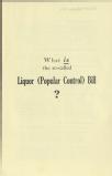 What is the so-called Liquor (Popular Control) Bill? [MSS.420/BS/7/12/29]