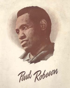 Programme for tour by Paul Robeson