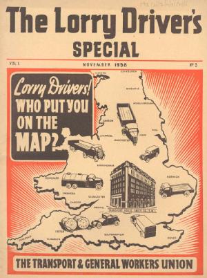 'The Lorry Driver's Special' newspaper, vol.I, no.3, November 1938