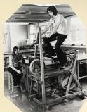 Engineering: testing the efficiency of a bicycle, 1975 (UWA/Photos/III.C.9/1/5)