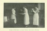 [1919] Cooks in kitchen at Chief Office preparing dinner
