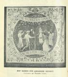 [1912] New banner for Lancashire district designed by Walter Crane