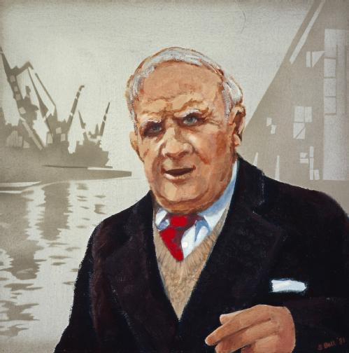Portrait of Harry McShane by Stanley Bell