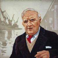 Portrait of Harry McShane by Stanley Bell, 1981 (National Galleries of Scotland)