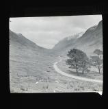 The pass of Glencoe looking up towards the 'study'