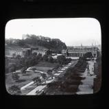 Edinburgh Castle from Princes street. Auld Reekie