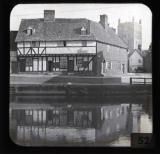 Tewkesbury waterfront and abbey