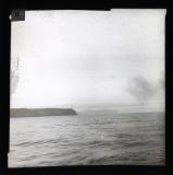 Coastline cliffs and sea